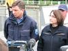 Premier Borut Pahor in obrambna ministrica Ljubica Jelušič sta bila dopoldne v Laškem. Foto: Rok Deželak
