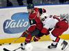 Mikko Koivu (Minnesota) in Tuomo Ruutu (Carolina)