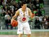 Vlado Ilievski je zadel 4 od 5 trojk, vendar pri metu za dve ni blestel (1/6). Skupaj je dosegel 16 točk in imel 6 podaj, a tudi 6 izgubljenih žog. Foto: MMC RTV SLO/Sandi Fišer