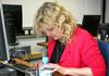 Evita Leskovšek je ob svetovnem dnevu aidsa v MMC-jevi spletni klepetalnici odgovarjala na vaša vprašanja. Foto: MMC RTV SLO/ Aleksander Kolednik