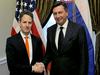 Tim Geithner in Borut Pahor