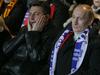 Spomin na 14. november 2009, ko je Putin na stadionu Lužniki na prvi tekmi za odhod na svetovno prvenstvo gostil premierja Pahorja. Štiri dni pozneje sta Pahor in predsednik Türk v Mariboru 'v sendvič' dala ruskega predsednika Medvedjeva. Foto: EPA