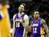 Pau Gasol se je le prikazal v končnici! Po dveh bledih tekmah je španski center zbral 17 točk in 10 skokov ter bil ob Bryantu najbolj viden Jezernik. Foto: Reuters