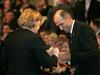 Angela Merkel in Janez Janša