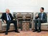 Asad je Al Arabija sprejel v svoji rezidenci v Damasku, sodeč po prvih podatkih, pa je bil obisk uspešen. Foto: EPA