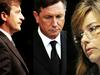 Ne eden, ampak trije kandidati za predsednika/predsednico državnega zbora: Karla Erjavec, Borut Pahor in Maša Kociper. Foto: BoBo