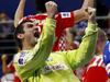 Hrvaški reprezentančni vratar Mirko Alilović je že branil za Celje, zdaj pa stoji med vratnicami Veszprema. Foto: Reuters
