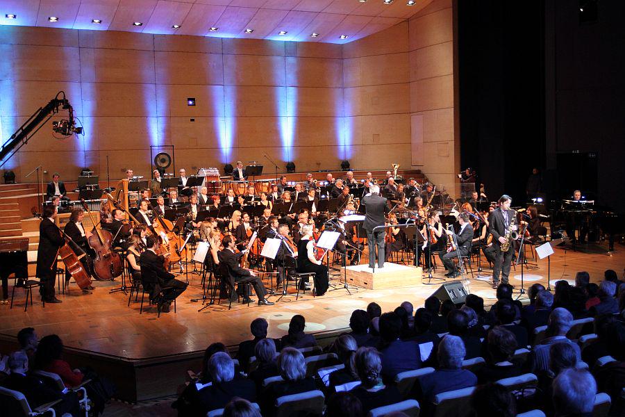 Big Band RTV Slovenija je Adamič vodil več let in mu v tem času pridobil sloves najboljšega ansambla v državi. Foto: Hugo Šekoranja