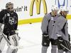 Jonathan Quick, Dustin Brown in Anže Kopitar