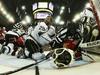 Jarret Stoll, Aleksej Ponikarovski in Jonathan Quick
