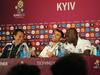 Italijanski selektor Cesare Prandelli (levo) je na novinarski konferenci poudaril, da bodo morali njegovi varovanci preprečiti, da Angleži razvijejo svojo igro. Foto: EPA