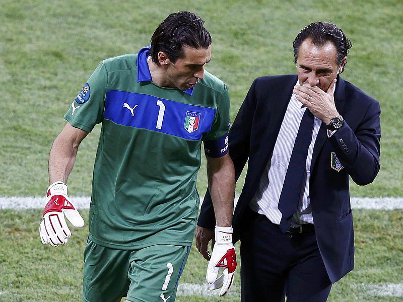 Gianluigi Buffon in Cesare Prandelli