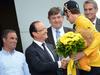 Francois Hollande in Bradley Wiggins