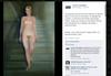 Gerhard Richter si je za motiv očitno izbral svojo prvo ženo, Emo, obenem pa akt vzpostavlja dialog z ustvarjanjem Marcela Duchampa oz. njegovo slavno modernistično klasiko iz leta 1912, naslovljeno Nu descendant un escalier (Gola ženska se spušča po stopnicah). Foto: Facebook