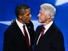 Pred štirimi leti se Bill Clinton ni pokazal na strani Baracka Obame, tokrat pa ga je uradno nominiral za predsedniškega kandidata demokratske stranke. Foto: EPA