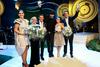 Lea Sirk, Nuša Derenda, Marko Vozelj, Matevž Šalehar - Hamo ter Marko Gregorič in katarina Mala.