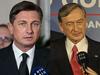 Borut Pahor in Danilo Türk se bosta pomerila v drugem krogu predsedniških volitev. Foto: BoBo/Sandi Fišer
