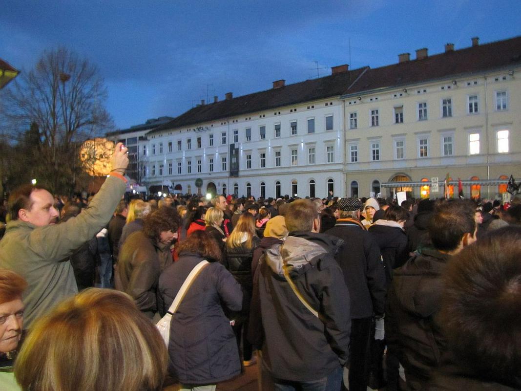 Protesti v Mariboru