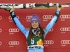 Tina Maze je v Mariboru še tretjič dobila tekmo za svetovni pokal, prvo v slalomu. Na domači tekmi ima še tri druga mesta. Foto: Reuters