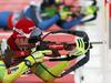 Silnim uspehom slovenskega športa na začetku leta 2013 je svoje dodal še biatlonec Jakov Fak, ki bo že v nedeljo lovil novo odličje. Foto: Reuters