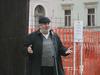 Zdaj že pokojni legendarni slovenski igralec Polde Bibič ob ustanovitvi portala 8. februarja 2007 recitira Zdravljico. Foto: Samo M. Strelec