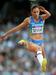 Marija Šestak je leta 2008 za Slovenijo osvojila bron na dvoranskem SP-ju, leto pozneje pa srebro na dvoranskem EP-ju. Svoje najboljše skoke je sicer prikazala na olimpijskih igrah v Pekingu, ko je premagala magično mejo 15 metrov, kar pa je v neverjetno izenačeni konkurenci pomenilo šesto mesto. Foto: EPA