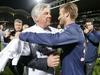 Carlo Ancelotti in David Beckham