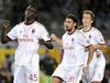 Mario Balotelli, Cristian Zaccardo in Valter Birsa (Milan)