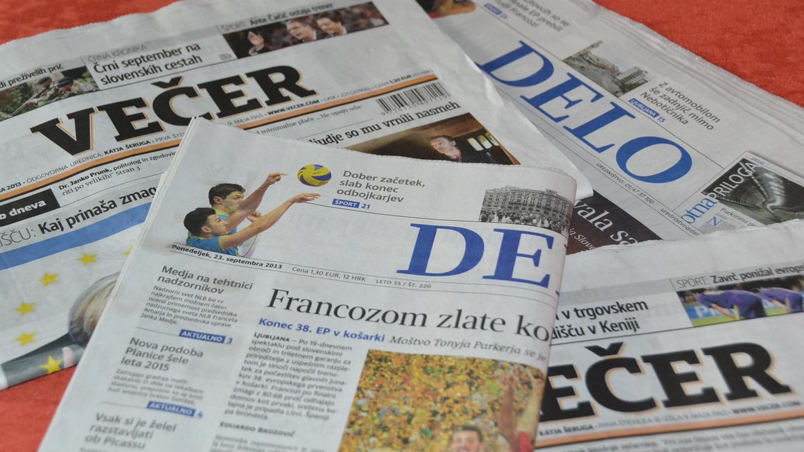 Delo, Večer Foto: MMC RTV SLO