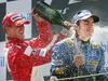 Michael Schumacher in Fernando Alonso sta se zamenjala na vrhu lestvice dirkačev z največ osvojenimi točkami. Foto: EPA