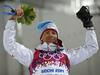 Ole Einar Björndalen je s 40 leti in 12 dnevi postal najstarejši posamični olimpijski prvak v vsej zgodovini zimskih iger! Foto: Reuters
