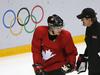 Kapetan Sidney Crosby in trener Mike Babcock (Kanada)