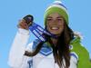 Tina Maze je po več kot 20 letih garanja prejela nagrado za življenjsko delo - zlato olimpijsko medaljo. Foto: Reuters