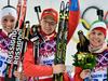 Selina Gasparin, Darja Domračeva in Nadežda Skardino