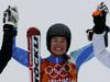 Tina Maze je v Sočiju dočakala krono izjemne kariere in osvojila že dve zlati olimpijski medalji. Foto: Reuters