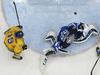 Nicklas Bäckström (Švedska) - Kari Lehtonen (Finska)
