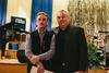Priznanja za življenjsko delo so dobili Iztok Janez Premorov (desno), dolgoletni sodelavec Uredništva oddaj o kulturi na TV Slovenija, TV in filmski snemalec Janez Kališnik (levo) in režiser številnih najbolj prepoznavnih TV-oddaj, Peter Juratovec. Foto: Jernej Kokol