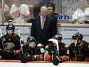 Bruce Boudreau in Teemu Sellane (Anaheim Ducks)
