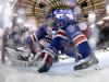 Derek Stepan in Henrik Lundqvist (New York Rangers)