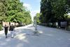 Ostanki mesta, Tivoli. Jakopičevo sprehajališče