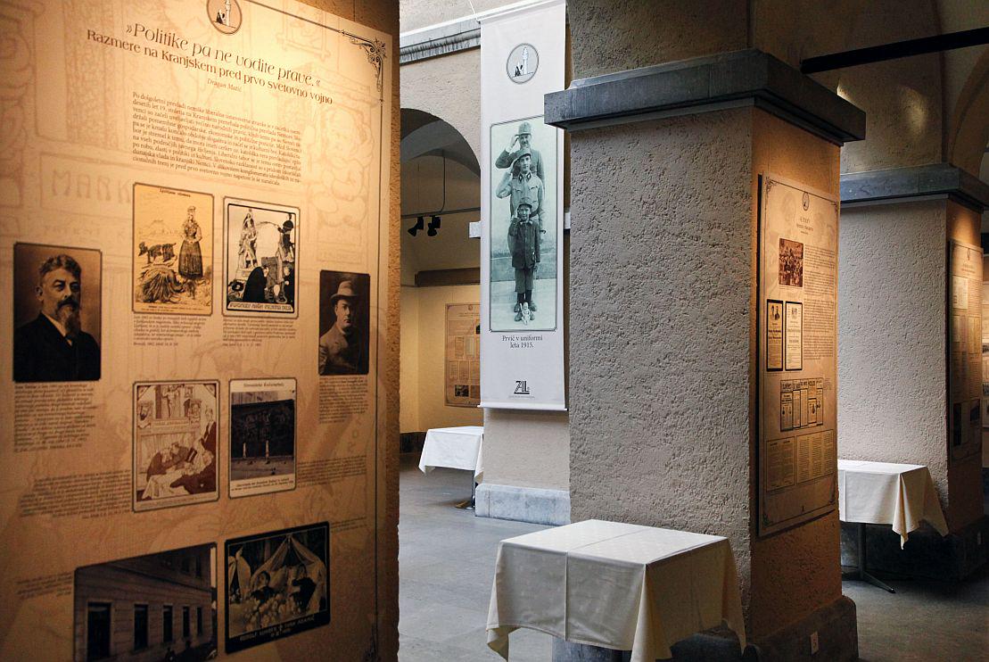 Razstava Zgodovinskega arhiva Ljubljana - Kuge, lakote in vojske – reši nas, o Gospod”. Kranjska v prvem letu Velike vojne. ZAL je ministrstvo za kulturo pozval, v sodelovanju z MOL-om, pristopi k aktivnemu in prioritetnemu reševanju prostorske problematike arhiva. Foto: Zgodovinski arhiv Ljubljana