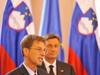 Miro Cerar in Borut Pahor