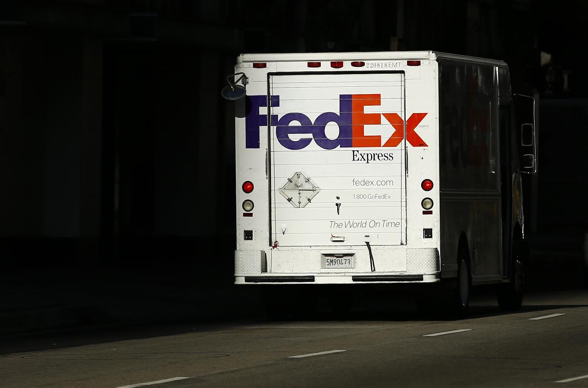 Vozilo ameriškega dostavnega velikana FedEx. Foto: Reuters Vozilo ameriškega dostavnega velikana FedEx. Foto: Reuters