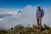 Miha na vrhu gore Mt. Sabinyo na jugozahodu Ugande, visoke 3.669 metrov, ki razmejuje Ugando, Demokratično republiko Kongo in Ruando. Foto: Osebni arhiv Mihe Logarja