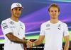 Lewis Hamilton in Nico Rosberg