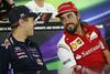 Sebastian Vettel in Fernando Alonso