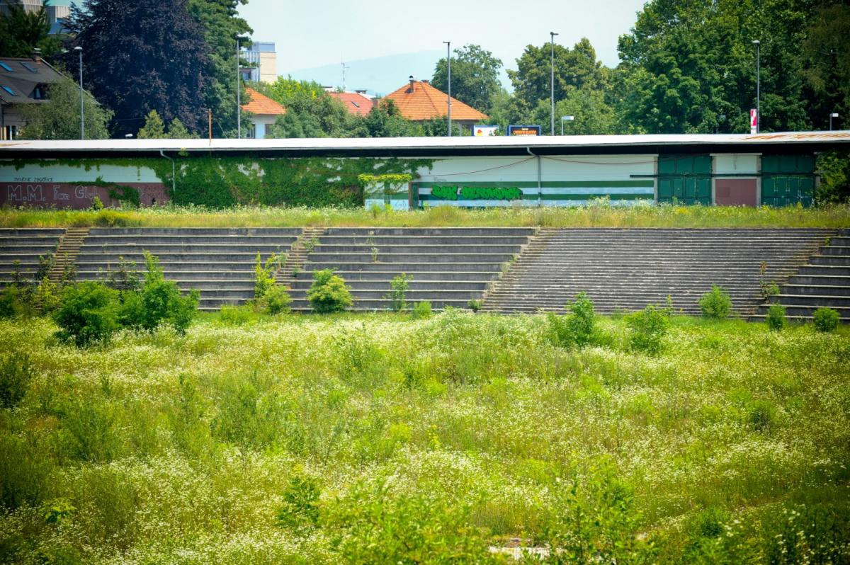 Plečnikov stadion za Bežigradom. Foto: BoBo Plečnikov stadion za Bežigradom. Foto: BoBo