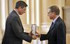 Borut Pahor in Marko Bonač