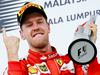 Sebastian Vettel je v nedeljo po 34 dirkah končal Ferrarijev niz brez zmage v formuli ena. Foto: EPA