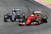 Lewis Hamilton in Sebastian Vettel